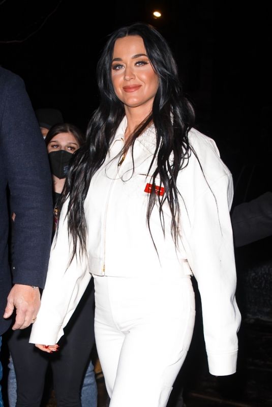 KATY PERRY Night Out in New York 01/29/2022