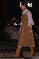 KATY PERRY Out for Date Night in Aspen 01/20/2022