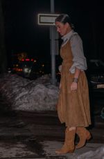 KATY PERRY Out for Date Night in Aspen 01/20/2022