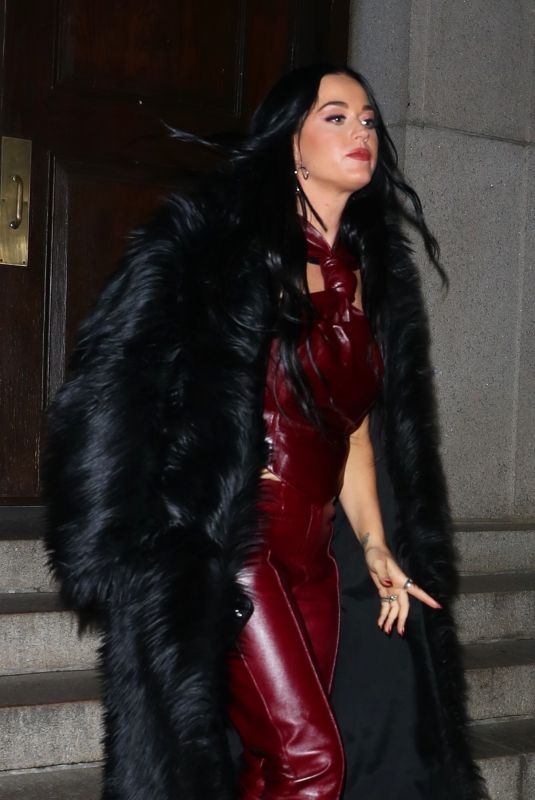 KATY PERRY Out Shopping at Dover Street Market in New York 01/27/2022