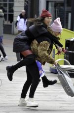 KATYA JONES Gets a Piggy Out in Leeds 01/26/2022