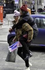 KATYA JONES Gets a Piggy Out in Leeds 01/26/2022