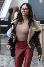 KATYA JONES Heading to Strictly Come Dancing Rehearsals in Birmingham 01/19/2022