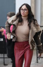 KATYA JONES Heading to Strictly Come Dancing Rehearsals in Birmingham 01/19/2022