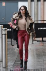 KATYA JONES Heading to Strictly Come Dancing Rehearsals in Birmingham 01/19/2022