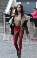 KATYA JONES Heading to Strictly Come Dancing Rehearsals in Birmingham 01/19/2022
