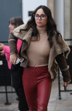 KATYA JONES Heading to Strictly Come Dancing Rehearsals in Birmingham 01/19/2022
