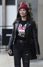 KATYA JONES Leaves Her Hotel in Birmingham 01/20/2022