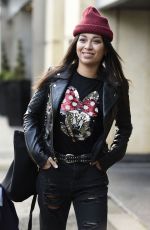 KATYA JONES Leaves Her Hotel in Birmingham 01/20/2022