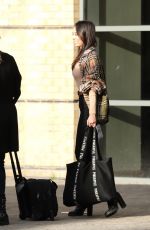 KATYA JONES Leaves Her Hotel in Newcastle 01/28/2022