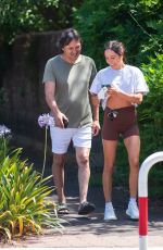 KAYLA ISTINES Out with Her Dad in Adelaide 01/02/2022