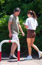 KAYLA ISTINES Out with Her Dad in Adelaide 01/02/2022