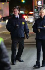 KELLI GIDDISH on the Set of Law and Order: SVU in Bushwick 01/05/2022