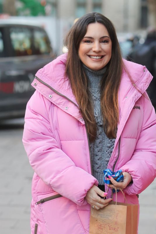 KELLY BROOK at Heart Radio Studios in London 01/12/2022