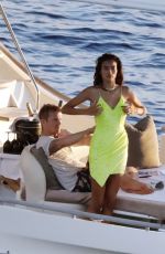 KELLY GALE and Joel Kinnaman at a Beach in St. Barths 01/05/2022