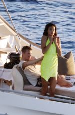 KELLY GALE and Joel Kinnaman at a Beach in St. Barths 01/05/2022