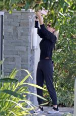 KELLY RIZZO Collects Mail Outside Her Home in Los Angeles 01/20/2022