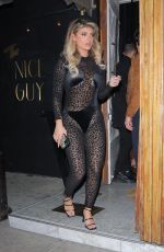 KELSEY CALEMINE Leaves Her Birthday Party at Nice Guy in West Hollywood 01/14/2022