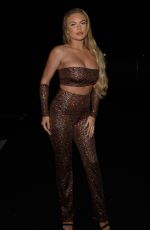 KELSEY STRATFORD Arrives at Sheesh in Chigwell 01/03/2022