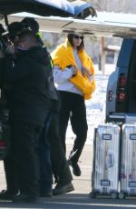 KENDALL JENNER Aboard Her Private Jet in Aspen 01/19/2022