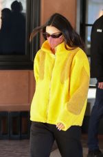KENDALL JENNER Aboard Her Private Jet in Aspen 01/19/2022