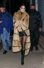 KENDALL JENNER and Fai Khadra Out for Dinner in Aspen 01/16/2022