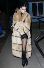 KENDALL JENNER and Fai Khadra Out for Dinner in Aspen 01/16/2022