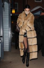 KENDALL JENNER and Fai Khadra Out for Dinner in Aspen 01/16/2022