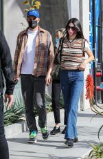 KENDALL JENNER and Fai Khadra Out in West Hollywood 01/10/2022