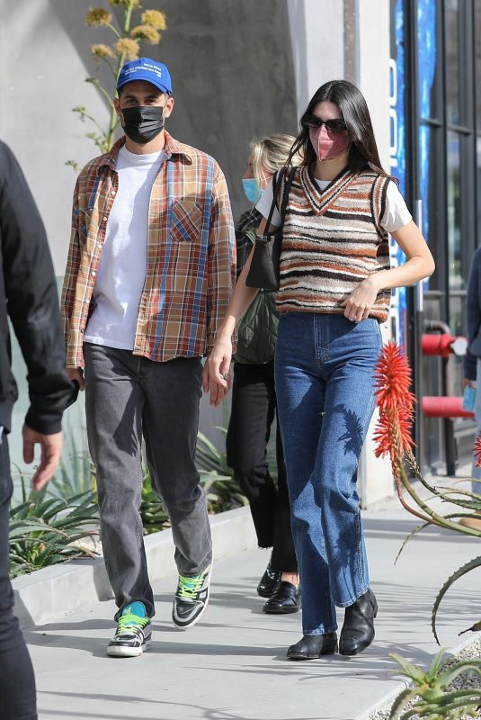 KENDALL JENNER and Fai Khadra Out in West Hollywood 01/10/2022