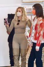 KENDALL JENNER and KHLOE KARDASHIAN Shopping at a Baby Store in Sherman Oaks 01/21/2022
