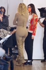 KENDALL JENNER and KHLOE KARDASHIAN Shopping at a Baby Store in Sherman Oaks 01/21/2022