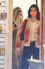 KENDALL JENNER and KHLOE KARDASHIAN Shopping at a Baby Store in Sherman Oaks 01/21/2022