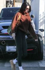 KENDALL JENNER Heading to Pilates Class in Hollywood 01/03/2022