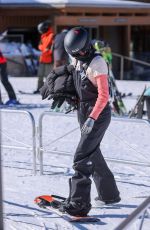 KENDALL JENNER Out Snowboarding with Friends in Aspen 01/17/2022