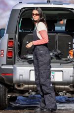 KENDALL JENNER Out Snowboarding with Friends in Aspen 01/17/2022
