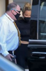 KHLOE KARDASHIAN Leaves Epione Skin Care Clinic in Beverly Hills 01/20/2022