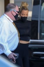 KHLOE KARDASHIAN Leaves Epione Skin Care Clinic in Beverly Hills 01/20/2022