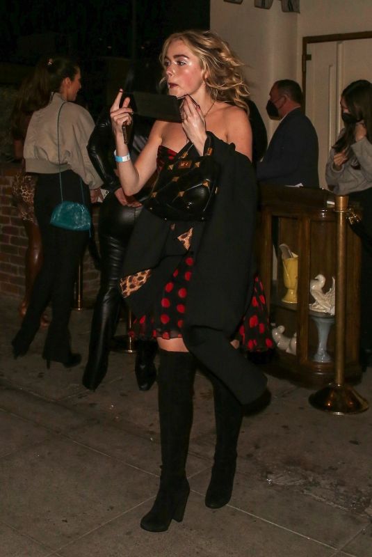 KIERNAN SHIPKA at Delilah in West Hollywood 01/23/2022