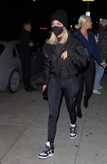 KIM and KHLOE KARDASHIAN Out for Dinner in Los Angeles 01/27/2022
