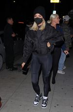 KIM and KHLOE KARDASHIAN Out for Dinner in Los Angeles 01/27/2022