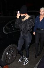 KIM and KHLOE KARDASHIAN Out for Dinner in Los Angeles 01/27/2022