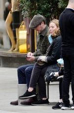 KIM CATTRALL and Russell Thomas Out in London 01/03/2022