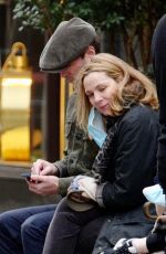 KIM CATTRALL and Russell Thomas Out in London 01/03/2022