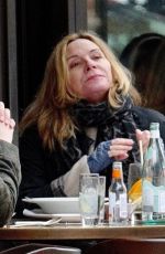 KIM CATTRALL and Russell Thomas Out in London 01/03/2022