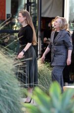 KIM KARDASHIAN and HILLARY and CHELSEA CLINTON on the Set of Gutsy Women at Hot & Cool Cafe in Canoga Park 01/24/2022