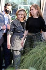 KIM KARDASHIAN and HILLARY and CHELSEA CLINTON on the Set of Gutsy Women at Hot & Cool Cafe in Canoga Park 01/24/2022