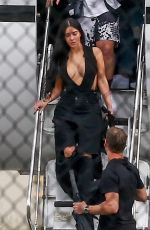 KIM KARDASHIAN and Pete Davidson Landing to Bahamas 01/05/2022