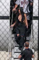 KIM KARDASHIAN and Pete Davidson Landing to Bahamas 01/05/2022