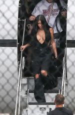 KIM KARDASHIAN and Pete Davidson Landing to Bahamas 01/05/2022
